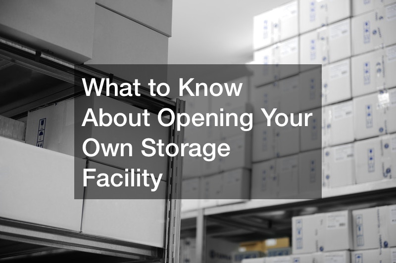 how to open a storage unit facility